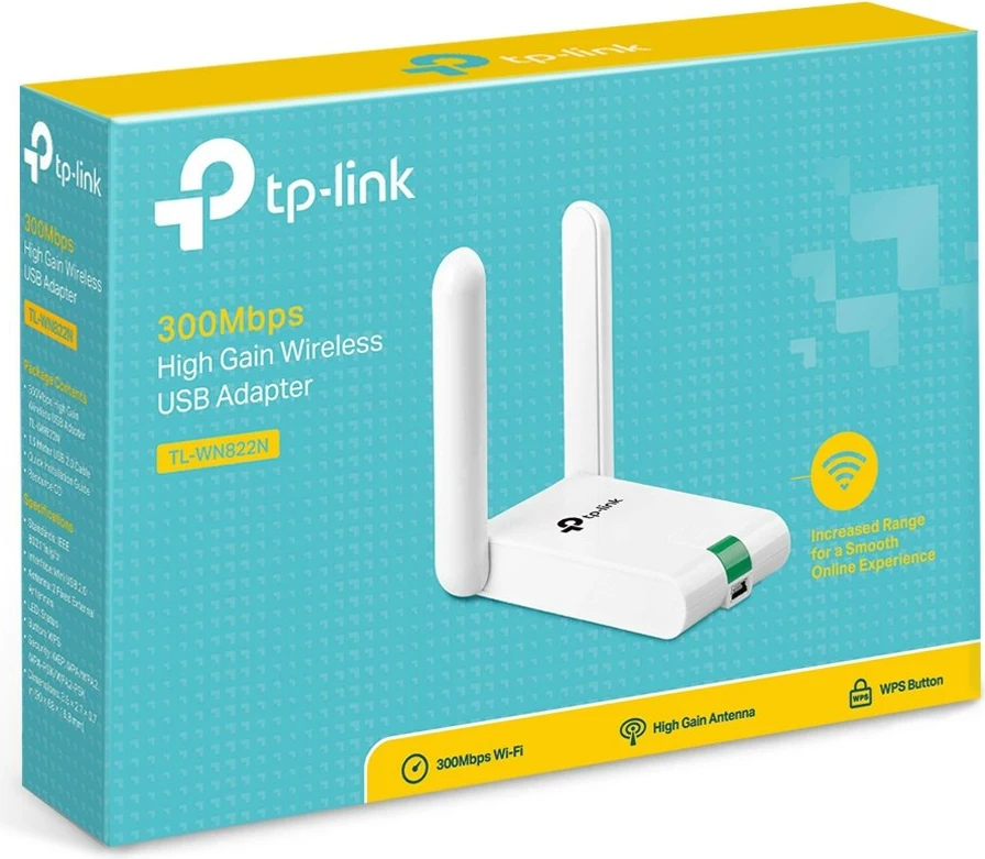Ruter TP-LINK TL-WN822N, 300 Mbit/s, i bardhë