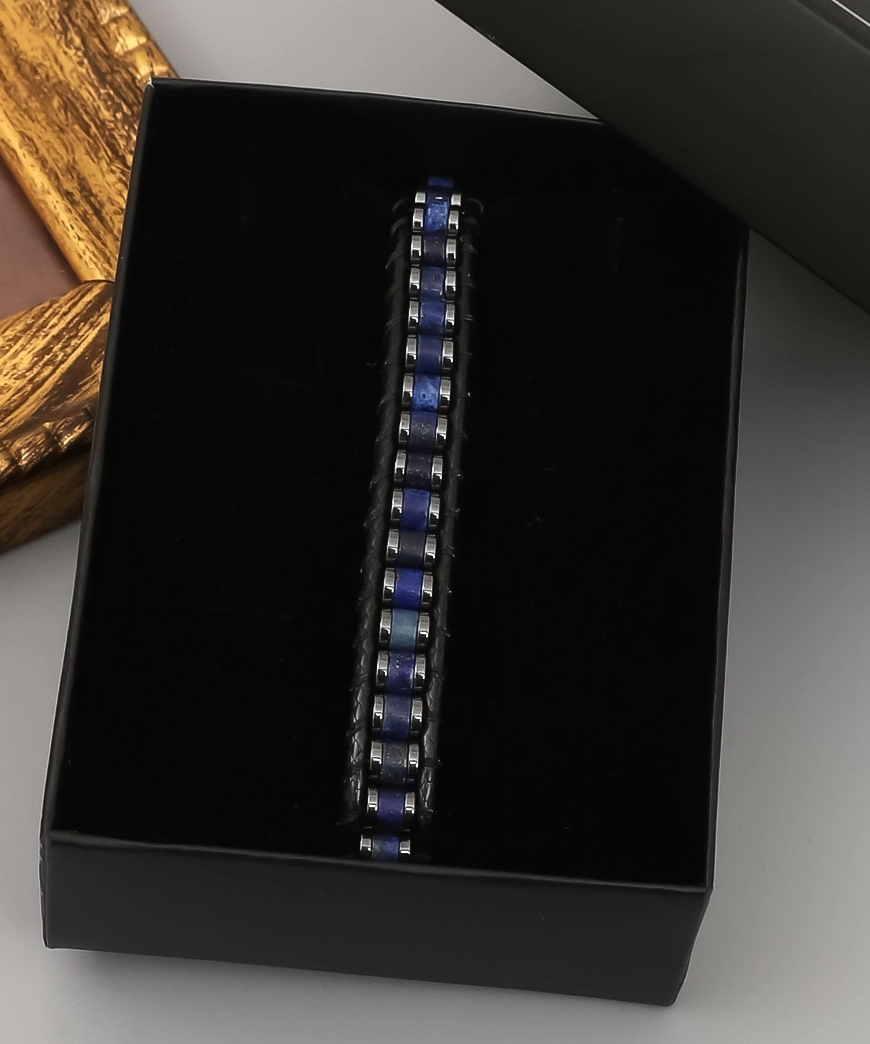 Byzylyk Jumeon, ngjyrë e kaltër e errët, YRABL2059, 19cm