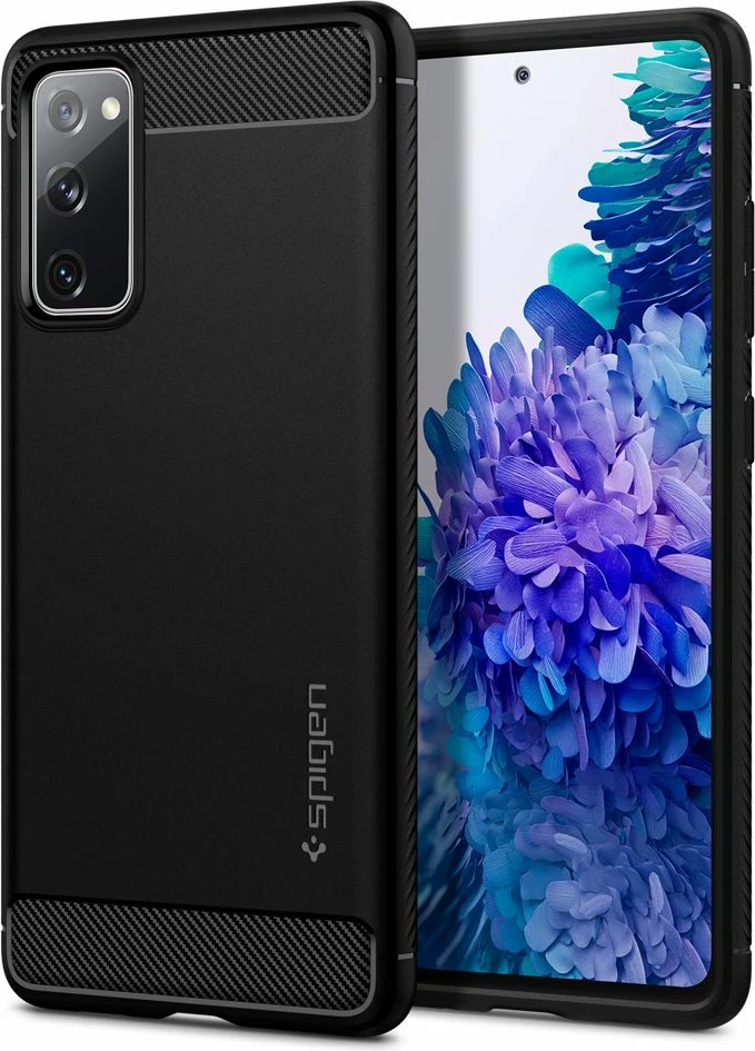 Mbështjellës Spigen Rugged Armor për Samsung Galaxy S20 FE, Matte Black