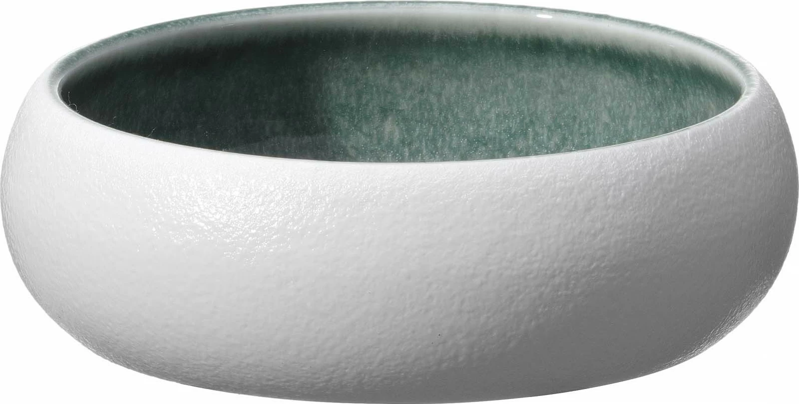 Tas servimi Fine Dine Goro Ø140mm, gjelbër/bardhë, set 3 copë