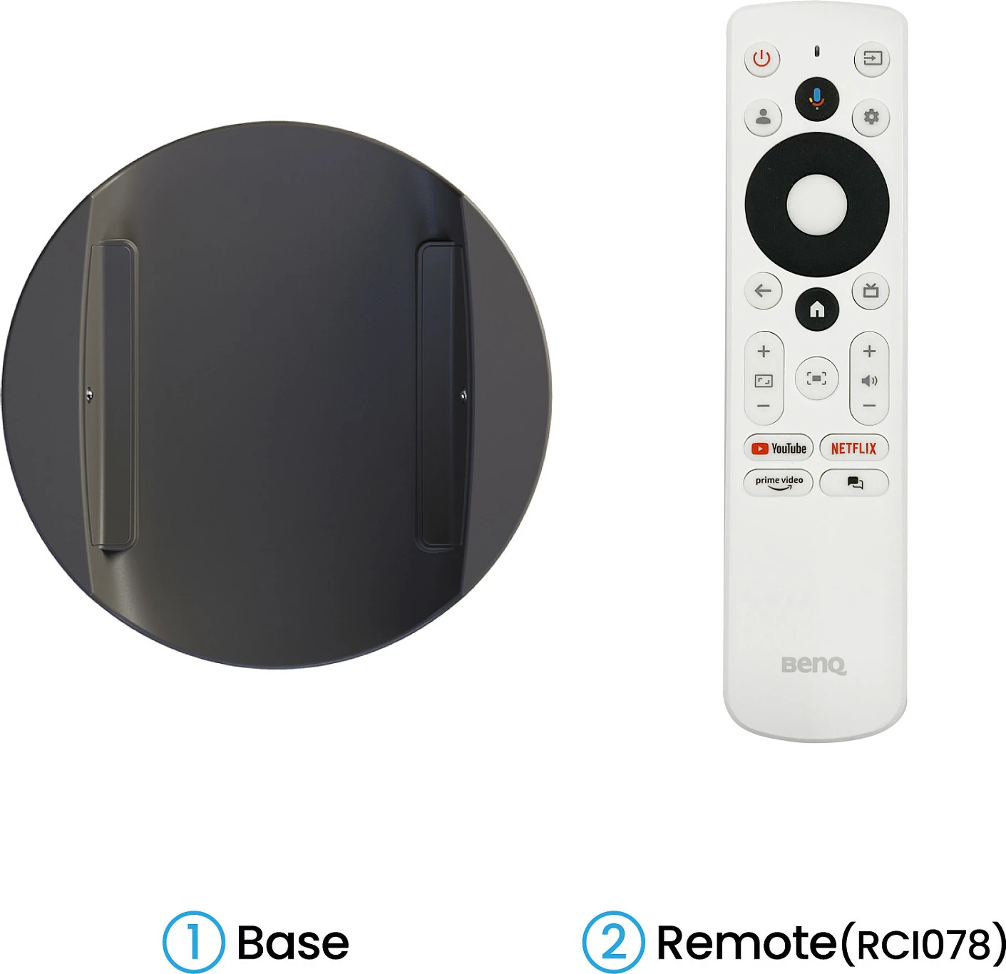 Projektor BenQ GV50, Full HD 1080p, Laser, 550 lm, Smart, i bardhë