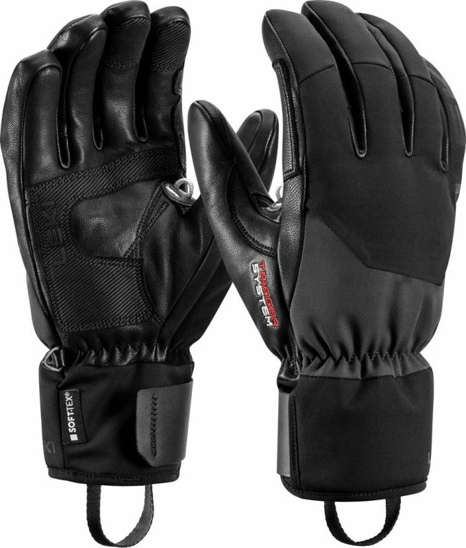 Doreza skijimi Leki Hevon Thermo 3D, të zeza