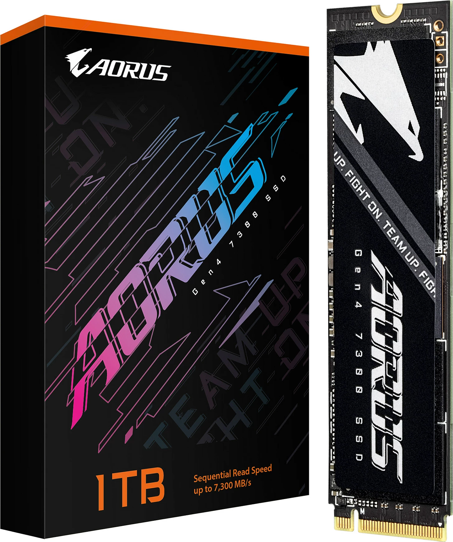 SSD M.2 Gigabyte AORUS Gen4 7300, 1TB, PCIe 4.0 NVMe, 7300/6000 MB/s