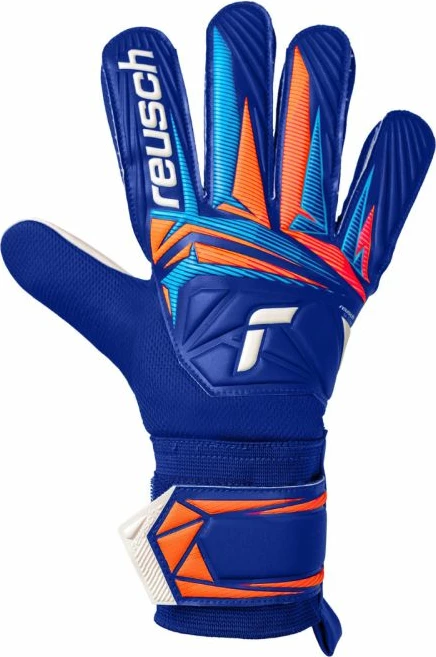 Doreza portieri Reusch Attrakt Starter Solid, të kaltra [Madhësia: 10.5]