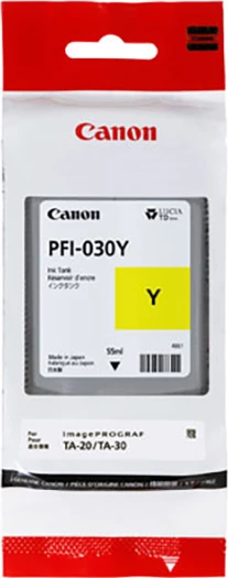 Kartrixh boje, Canon, PFI-030Y 3492C001, 55 ml, e verdhë