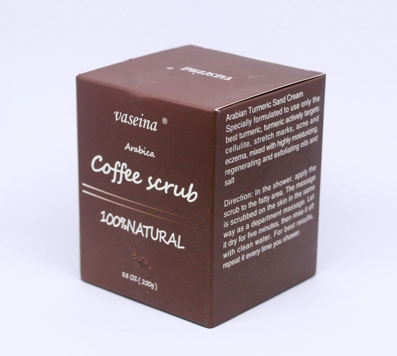 Skrab kafeje për lëkure Vaseina Arabica Coffe Scrub 93023K, 250 gr