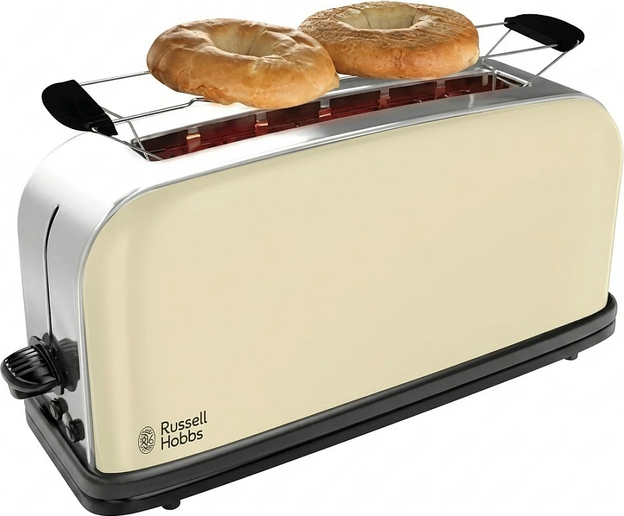 Toster Russell Hobbs Retro Vintage, 2 feta, 1300 W, ngjyrë krem/sand