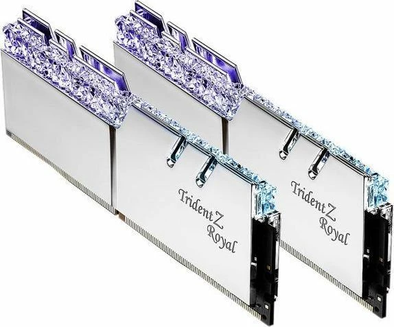 RAM Memorje G.Skill Trident Z Royal F4-3200C16D-32GTRS 32GB (2x16GB) DDR4 3200MHz CL16 UDIMM RGB, argjend, set