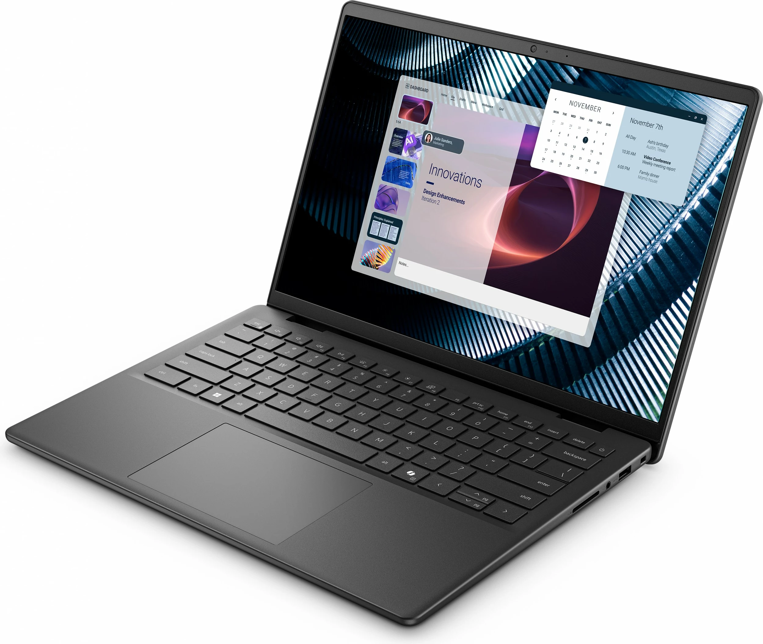 Kompjuter Dell Pro 14 Essential PV14250, C7-150U, 16GB RAM, 1TB SSD, 14 inç, Windows 11 Pro, zi