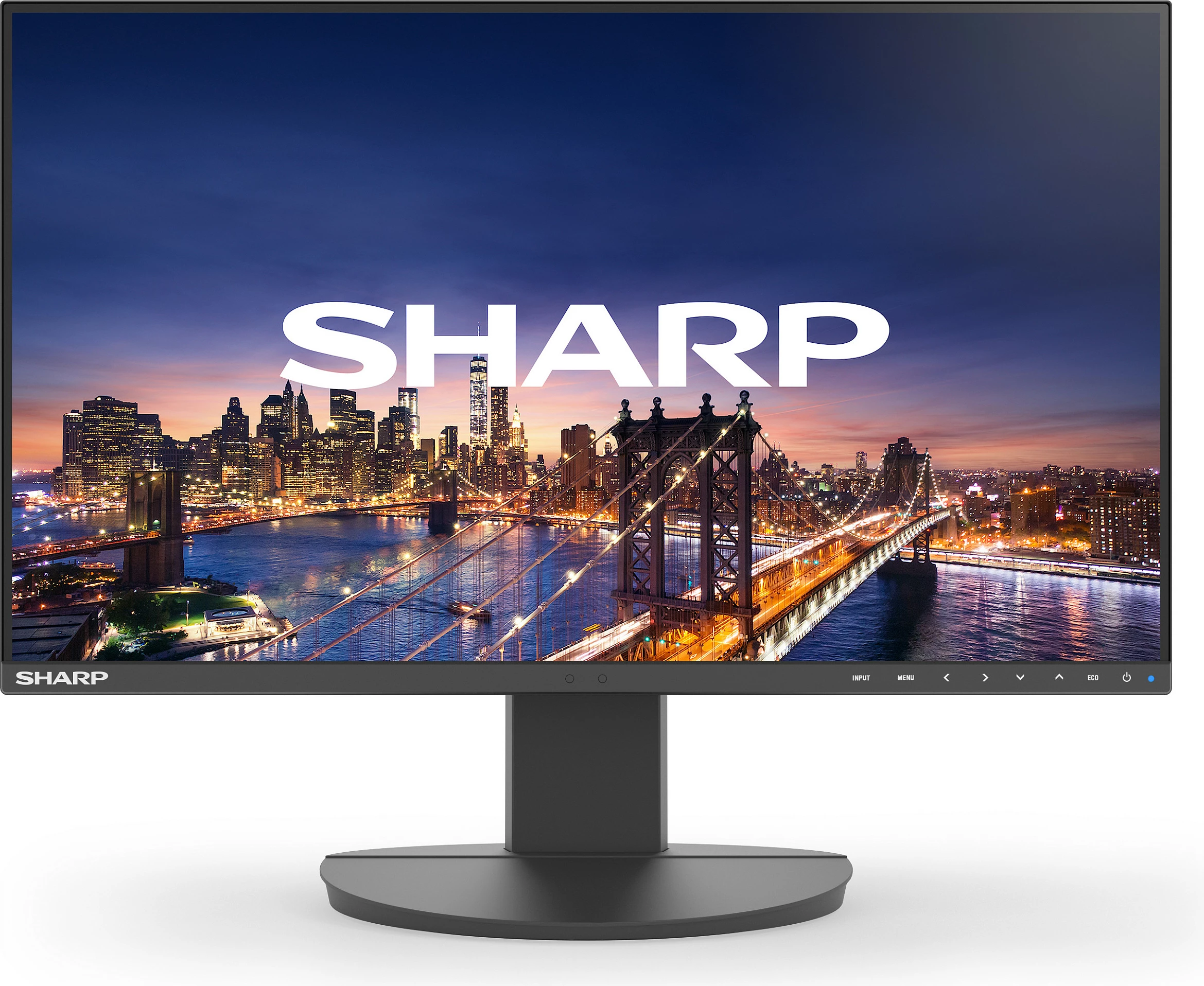 Monitor Sharp MultiSync EA271F, 27", Full HD 1920x1080, IPS LCD, me altoparlantë, i zi