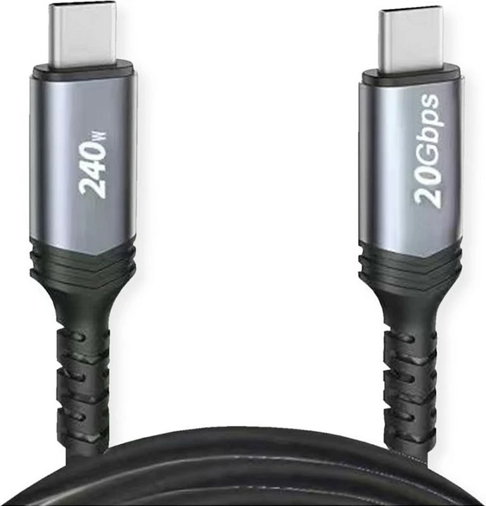 Kabllo USB-C VALUE 11.99.9087, USB4 Gen 2x2, 2 m, 240 W, e zezë