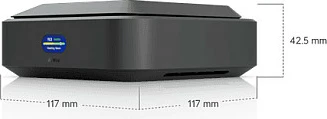 Pikë aksesi Ubiquiti AirWire, pajisje rrjeti wireless, e zezë