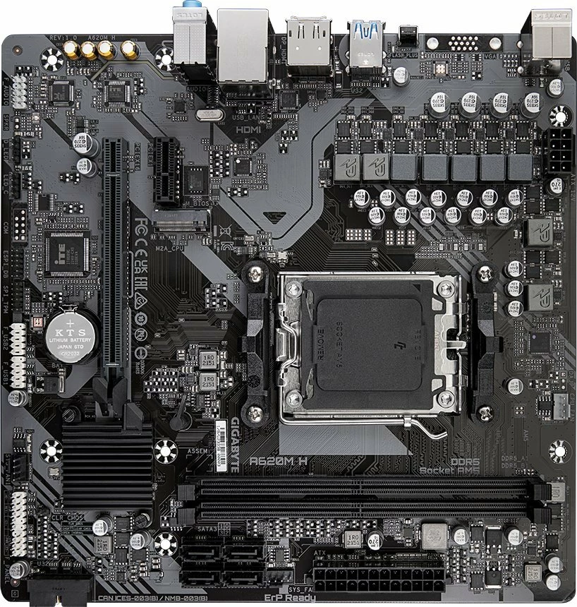 Pllakë amë Gigabyte A620M H Micro ATX DDR5