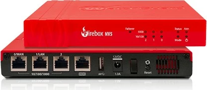 Firewall WatchGuard Firebox NV5, 5 vjet suport, i kuq