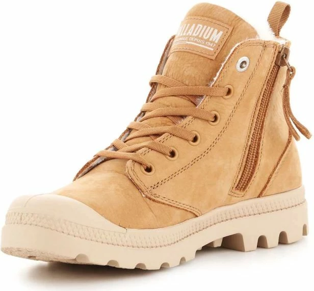 Çizme Palladium Pampa Hi Zip WL për femra, ngjyrë kafe [Madhësia: 39]