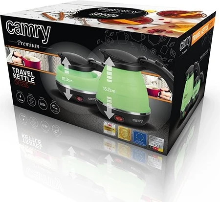 Çajnik elektrik Camry Premium CR 1265, 0.5 L, 750 W, i Gjelbër