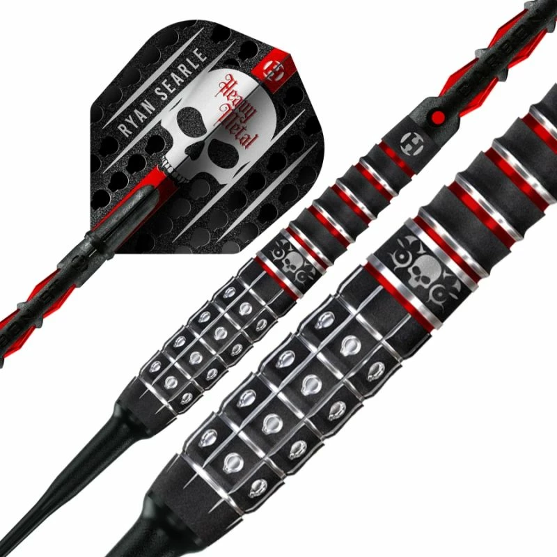 Shigjeta soft tip Harrows për dart, të zeza e të kuqe