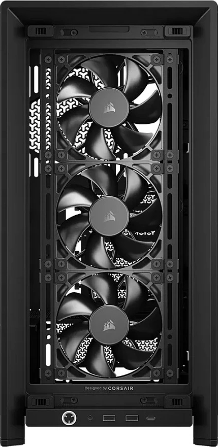 Kasë Corsair FRAME 4000D RS, Midi Tower ATX/EATX, xham i temperuar, e zezë