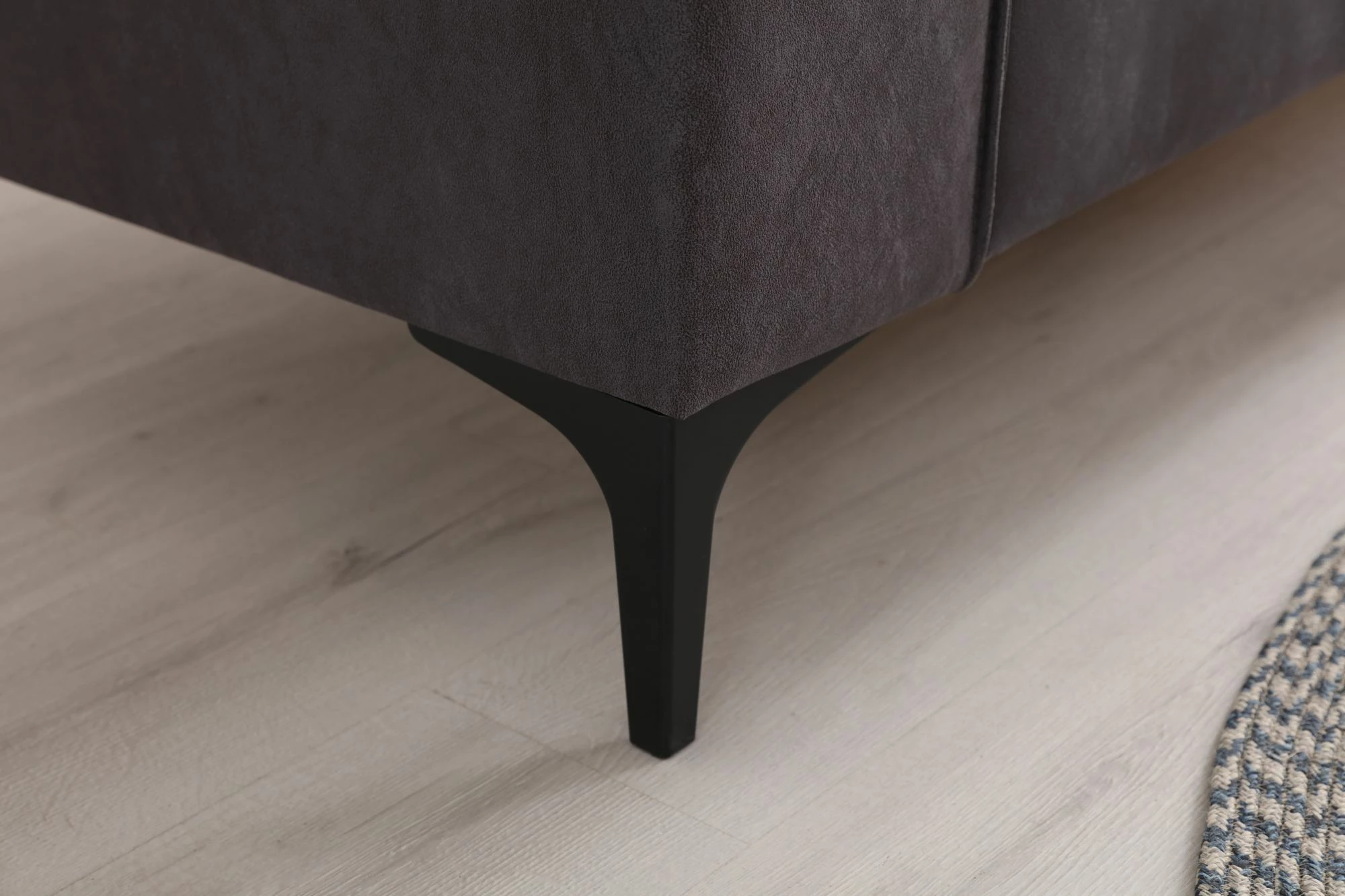 Divan dy-vendësh, ngjyrë antracit, Atelier del Sofa, New Petra 2