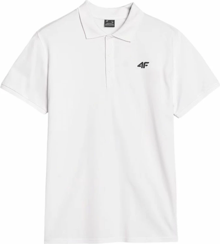 Maicë polo për meshkuj 4F, e bardhë