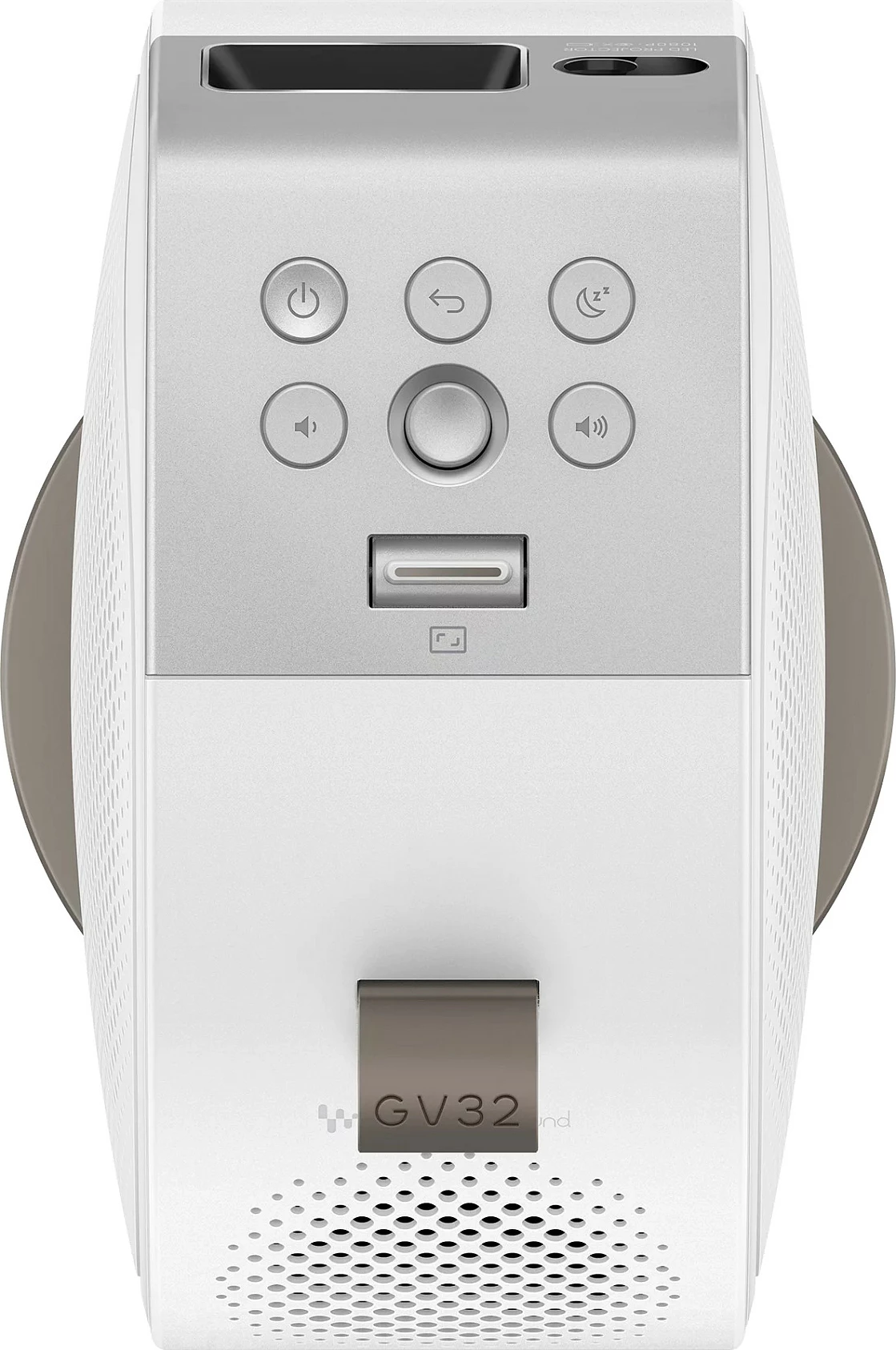 Projektor BenQ GV32, Full HD, Smart, Wi‑Fi, Bluetooth, AirPlay, i bardhë