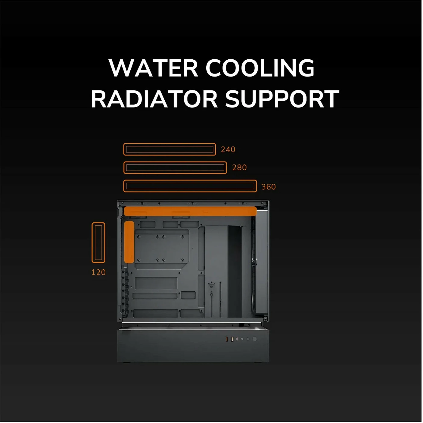 Kasë COUGAR CFV235 Mesh ARGB Midi Tower, ATX/microATX/Mini-ITX, xham i temperuar, e zezë