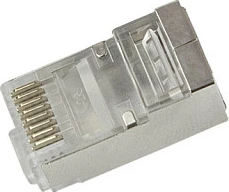 Konektor RJ45 LogiLink Cat6 STP pass-through, 50 copë