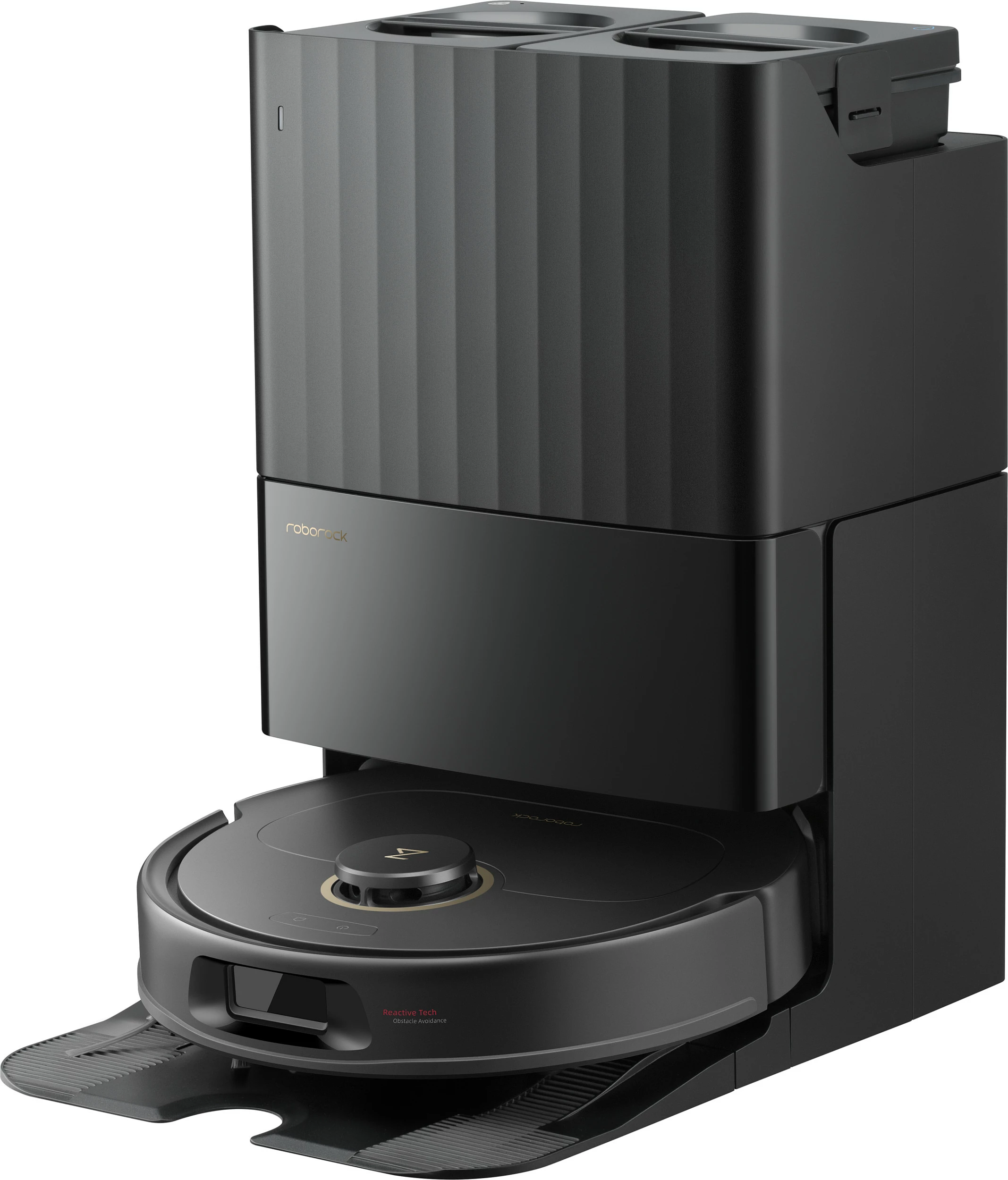 Robot fshesë Roborock Qrevo 5AE, 12000 Pa, LiDAR, stacion multifunksional, e zezë