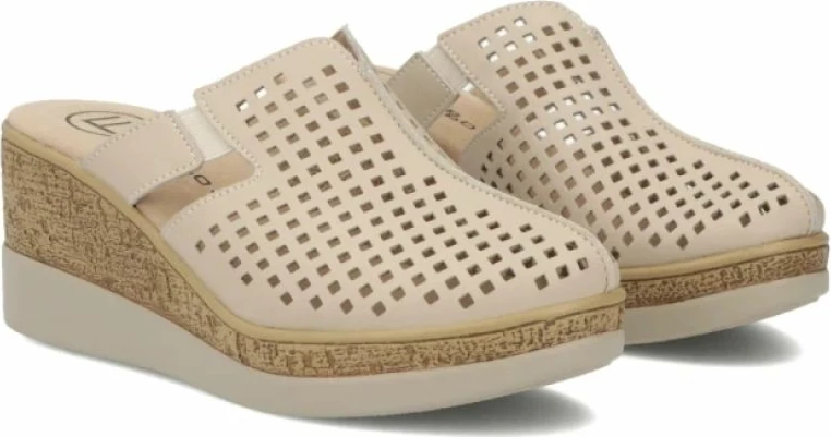 Sandale me platformë Filippo DK6818, bezhë