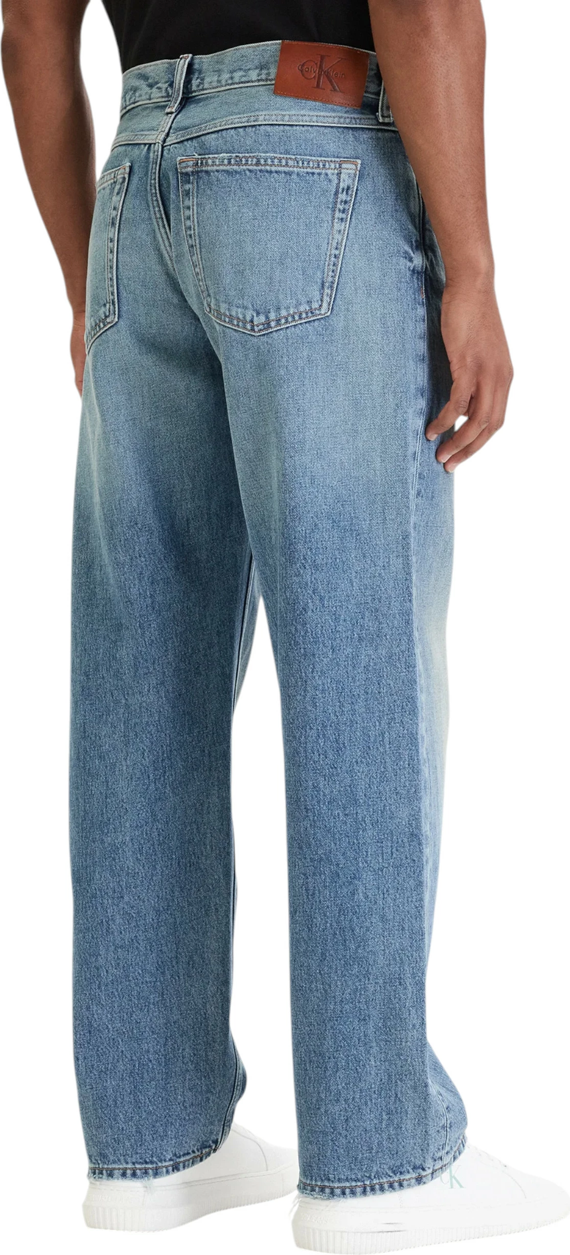Xhinse Calvin Klein Jeans LV04RF725G për meshkuj, blu denim [Madhësia: W34 L32]