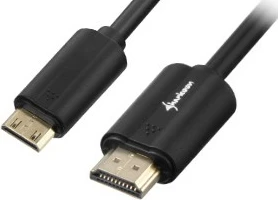 Kabllo HDMI në mini HDMI Sharkoon 2m, e zezë