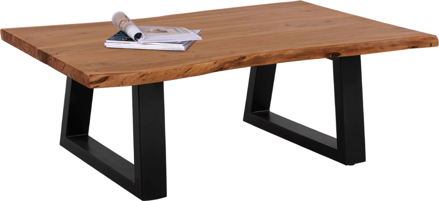 Tavolinë kafeje ΜΟΝΤΑΝΑ, dru akacie masiv, natyrale, 115x63x40cm