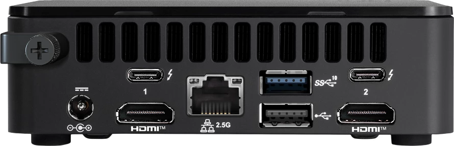 Mini kompjuter ASUS NUC 13 Pro RNUC13ANKI700002I, Core i7-1360P, Iris Xe, 2xHDMI, 2xThunderbolt 4, 2.5GbE, pa RAM/pa SSD/pa OS, Slim Kit, i zi