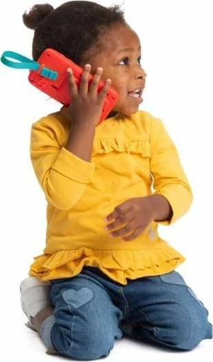 Celular lodër interaktiv Chicco My First Smartphone CHICZ-1441, 6-36 muaj, 15 butona, dy gjuhë, kuqe/bardhë