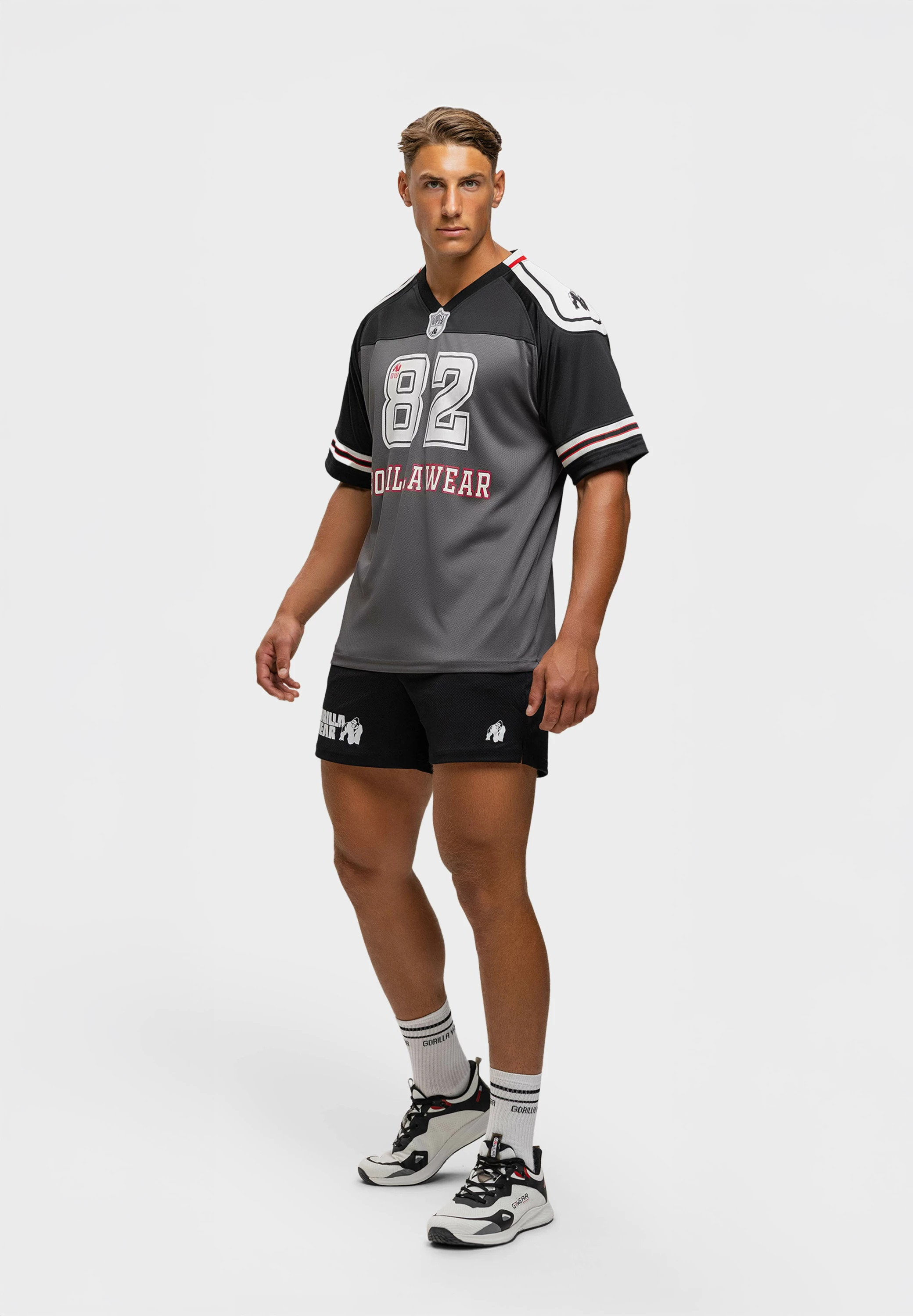 Tyler Football Jersey - Black/White