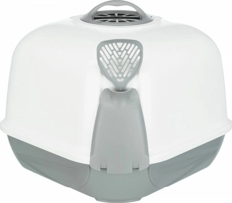 Tualet i mbyllur për mace Trixie Corner 60×43×52 cm, gri