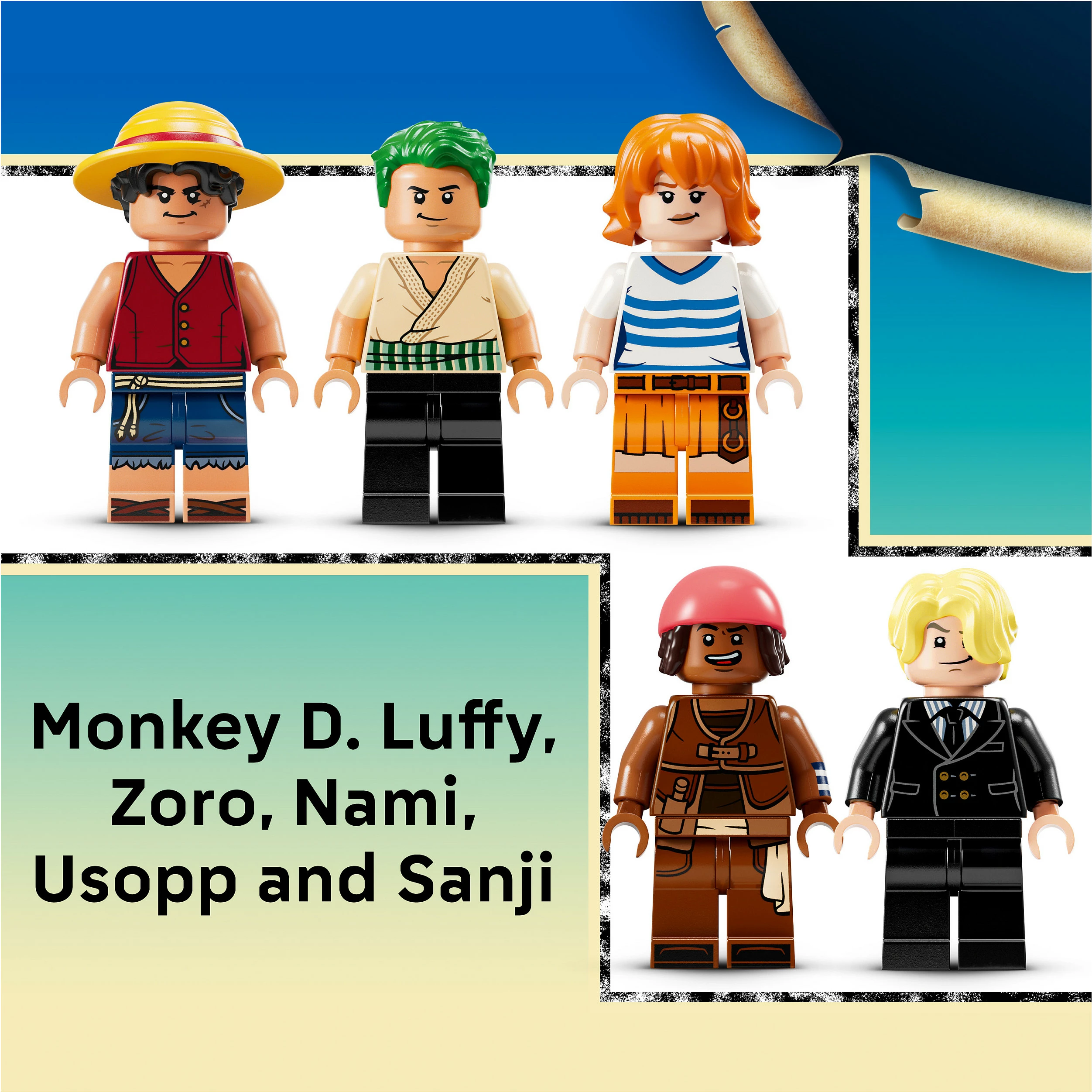 Set ndërtimi LEGO ONE PIECE The Going Merry Pirate Ship 75639, 1376 pjesë, 10+, multikolor