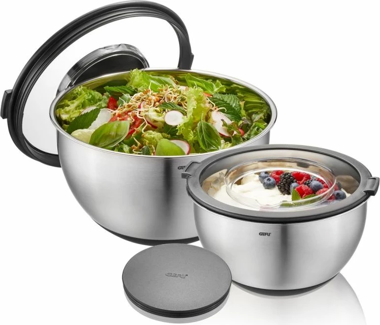 Set enësh GEFU MUOVO G-35055, inox/zi, 2 copë