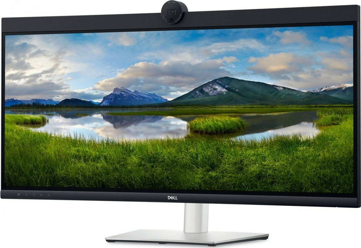 Monitor Dell P3424WEB UWQHD IPS USB-C 90W me kamerë, zi/argjend