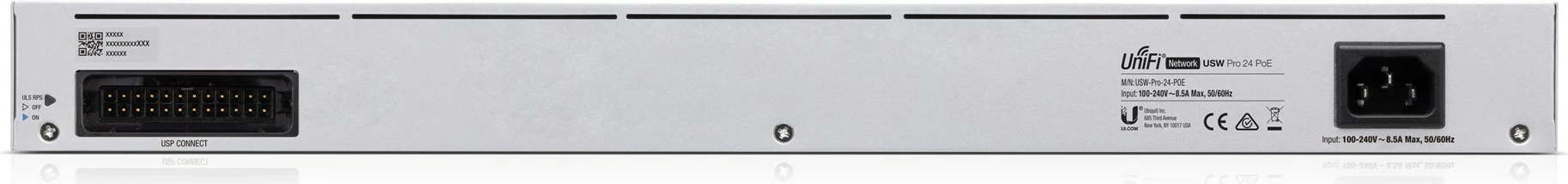 Switch Ubiquiti UniFi Pro 24-Port PoE Managed L2/L3 Gigabit Ethernet Silver