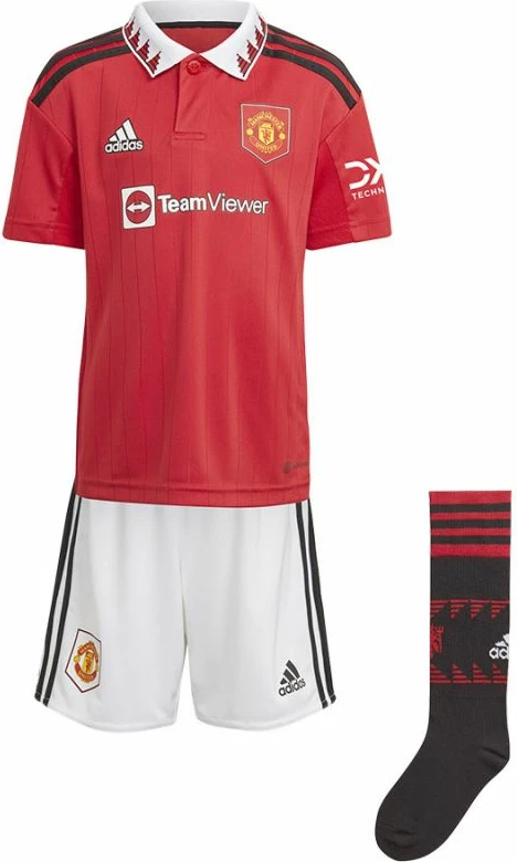 Trenerka për fëmijë adidas Manchester United, e kuqe dhe e bardhë