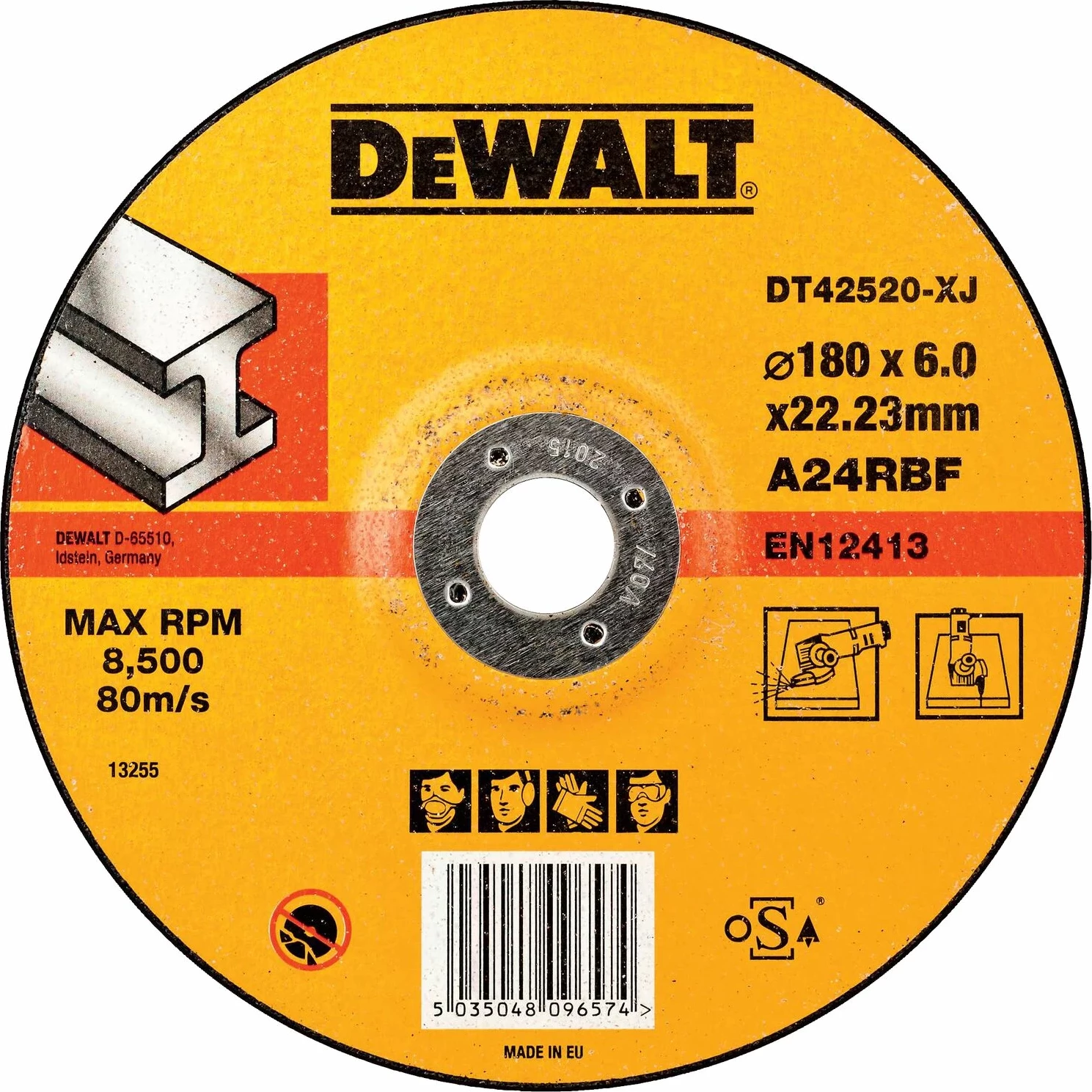 Disk prerës për metal Dewalt DT42520 Ø180x6.0x22.2mm, 1 copë