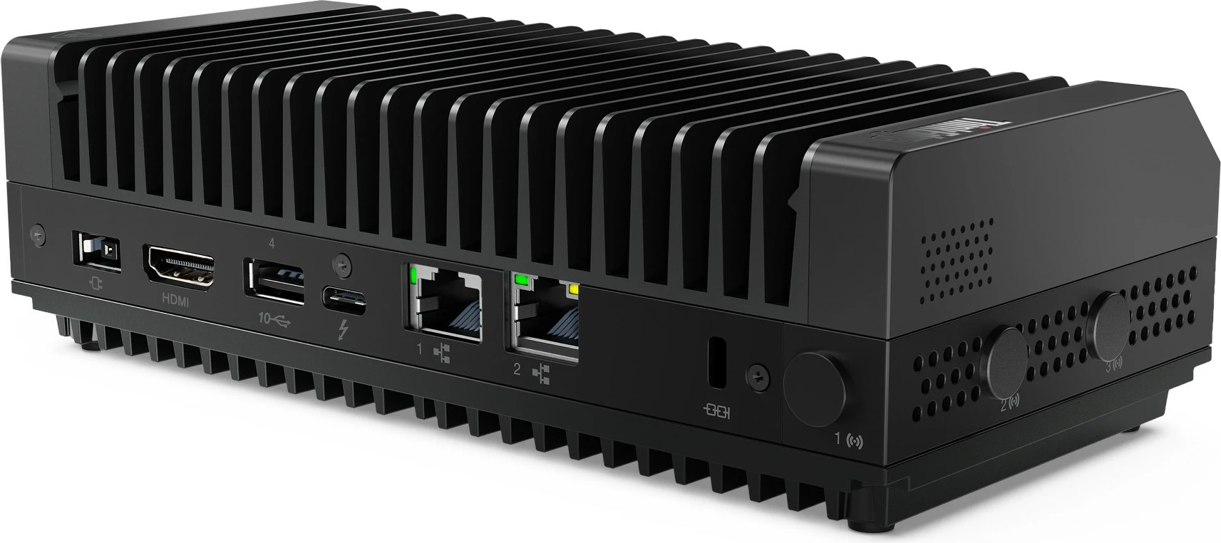 Kompjuter Lenovo ThinkEdge SE30, Celeron 6305E, 8GB RAM, 256GB SSD, Windows 11 IoT, i zi