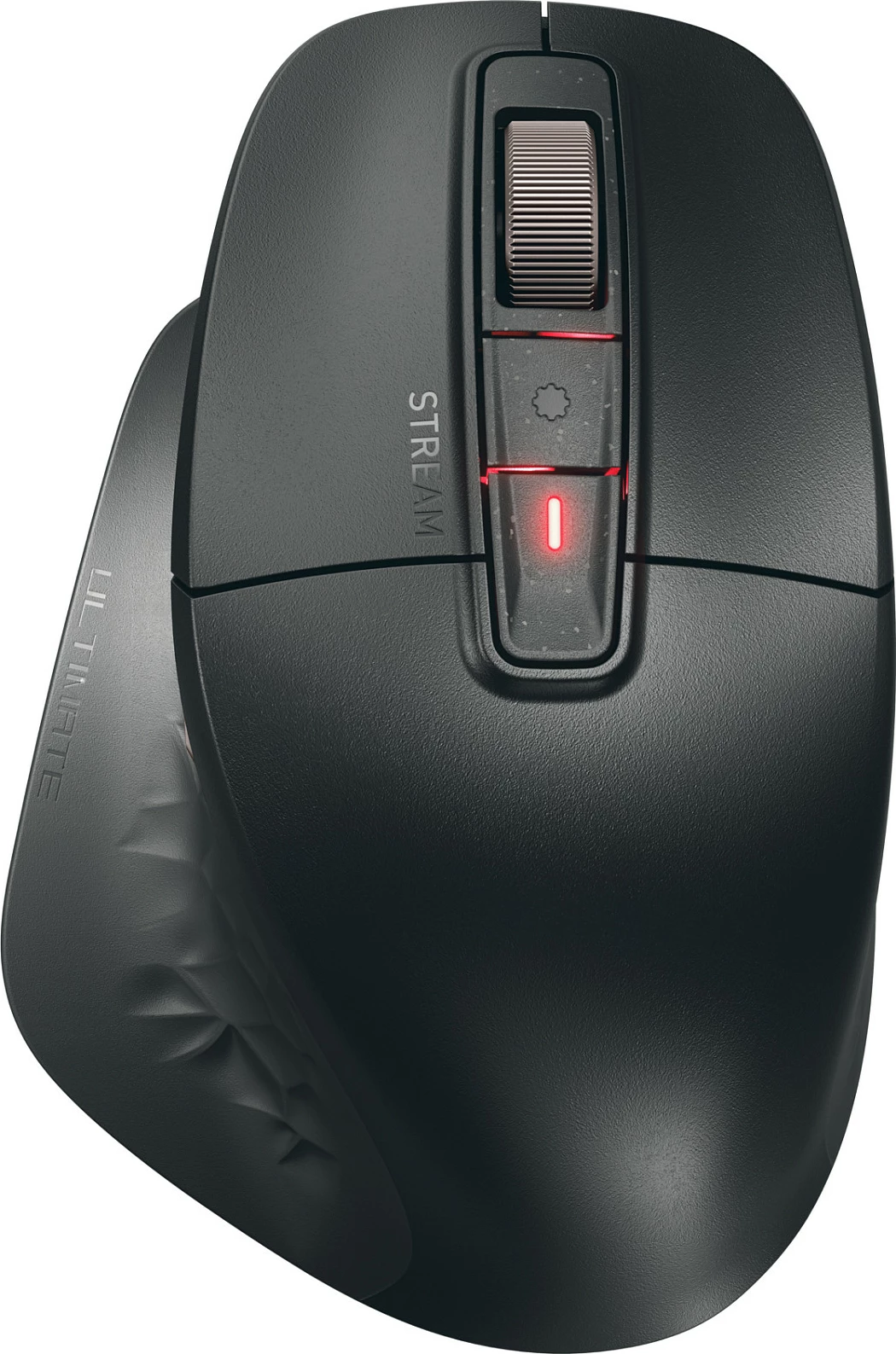 Maus Cherry STREAM MOUSE ULTIMATE, 4000 DPI, RF Wireless + Bluetooth + USB-C, i djathtë, i zi
