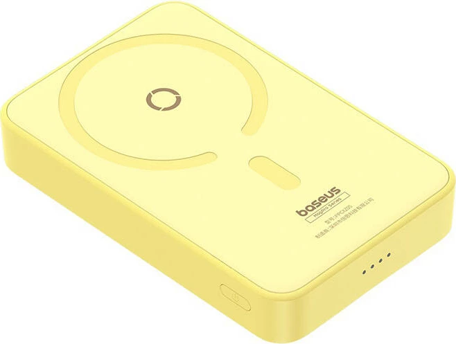 Powerbank Baseus MagPro Magnetic 5000mAh 20W, MagSafe, verdhë