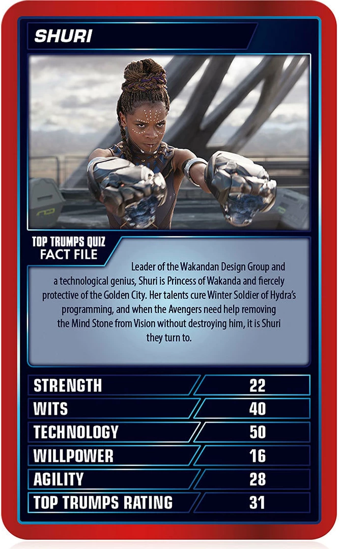 Marvel Cinematic Universe Top Trumps Specials Card Game