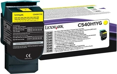 Toner Lexmark C540H1YG, verdhë, për C54x/X54x, rreth 2000 faqe