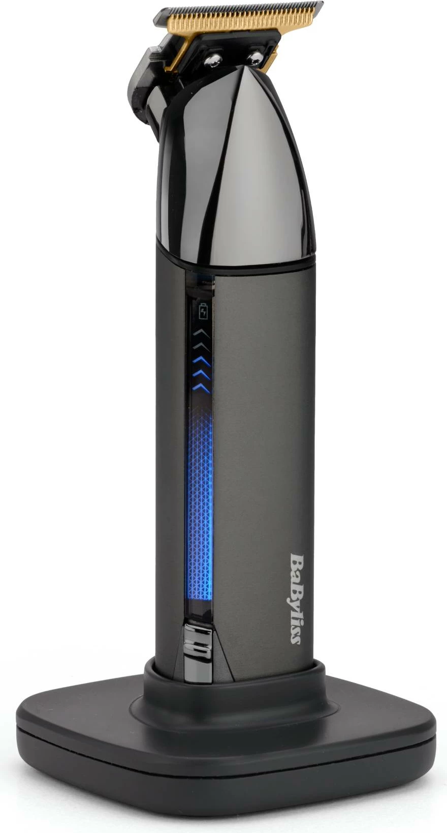Makinë rroje dhe trimer BaByliss T991E Super-X Metal, teh T japonez 40 mm, precizion 0.2 mm, 2 krehra 1-12 mm, USB, waterproof, Black Chrome, me kuti