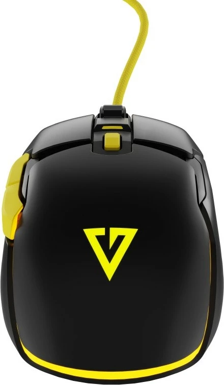 Maus gaming optik MODECOM Volcano Jager 12000 DPI, 7 butona, RGB, me kabllo USB, i zi