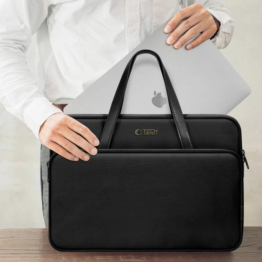 Mbështjellës Tech-Protect për laptop 13-14 inç, i zi